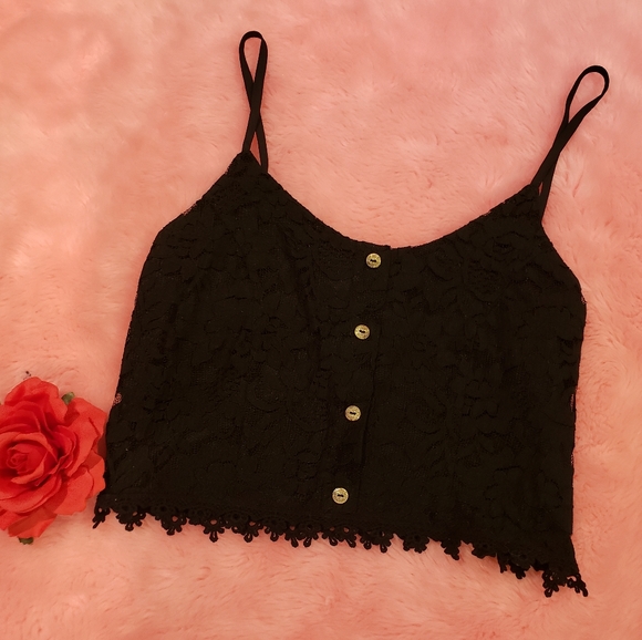 Paper Crane Tops - New lace crop top